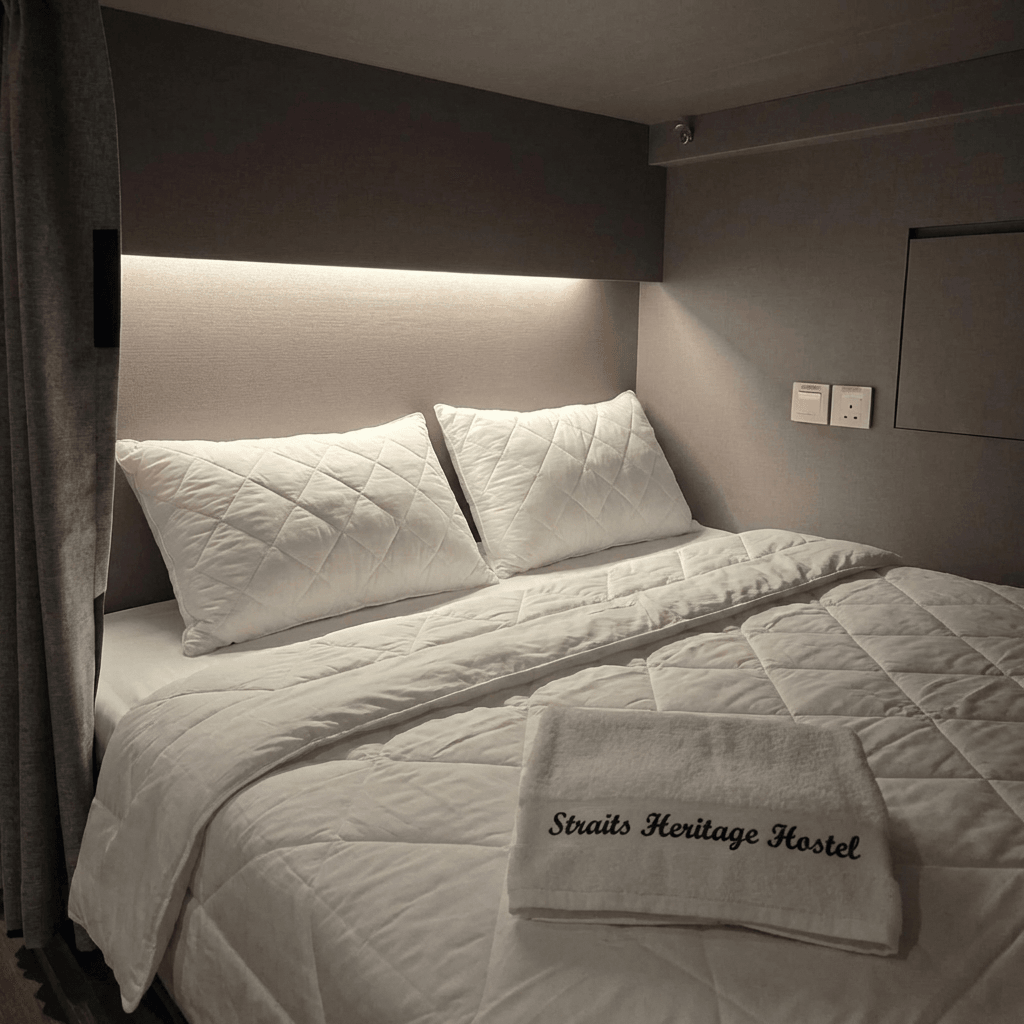 Located in the heart of Singapore, Straits Heritage Hostel puts you steps away from the city's top attractions, cultural landmarks, and public transport. Enjoy the convenience of being close to everything while experiencing the rich heritage of the area. Prime Location Our Unique Offerings A premium boutique hostel that is located in central Singapore Located in the heart of Singapore, Straits Heritage Hostel puts you steps away from the city's top attractions, cultural landmarks, and public transport. Enjoy the convenience of being close to everything while experiencing the rich heritage of the area. Prime Location Our Unique Offerings A premium boutique hostel that is located in central Singapore
