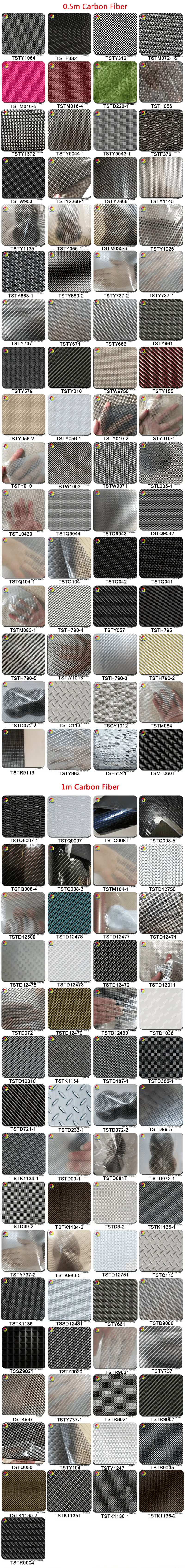 Tsautop TSTY661 carbon fiber 10sqm water transfer film hydrographic films
