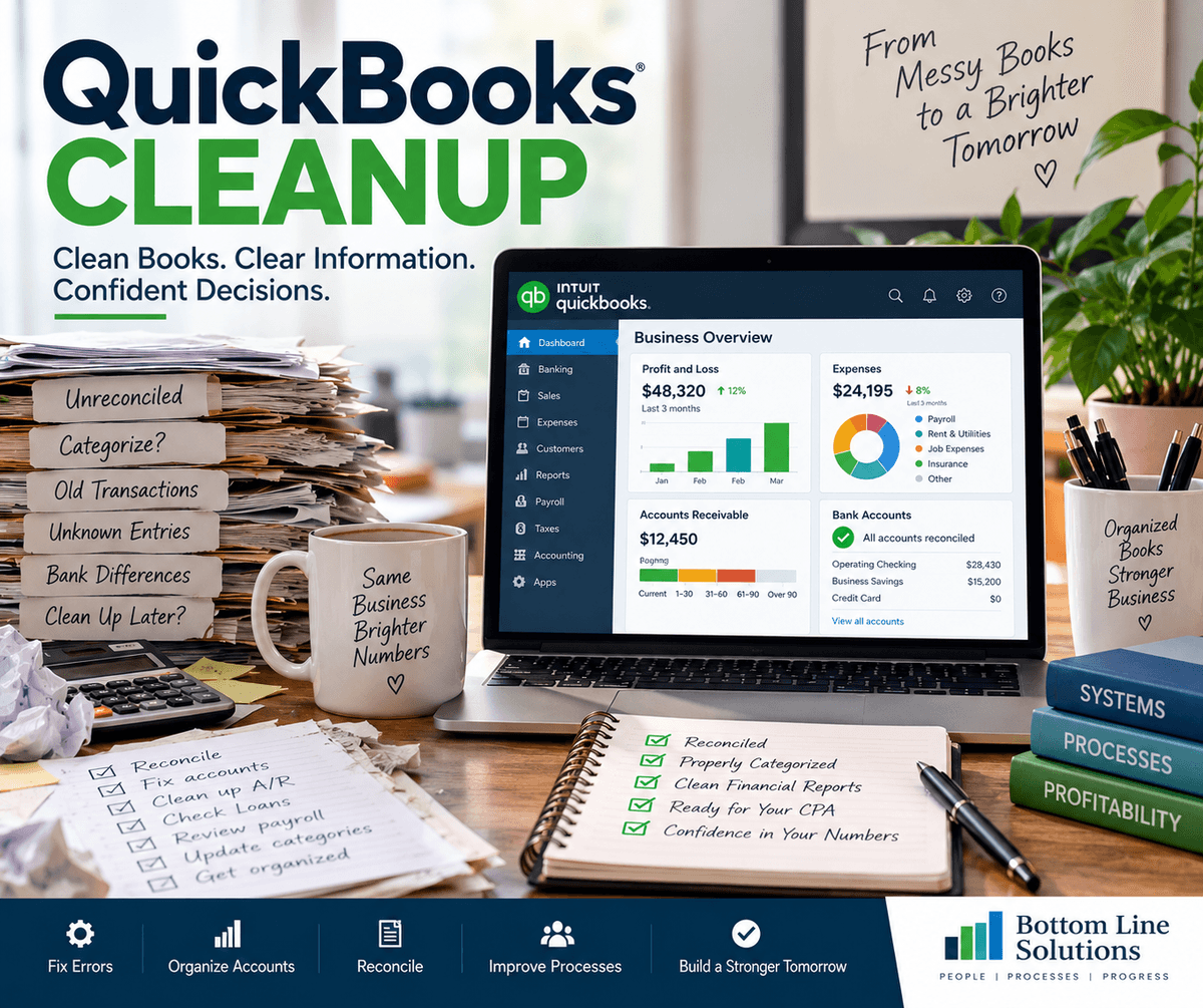 Quickbooks cleanup Quickbooks cleanup