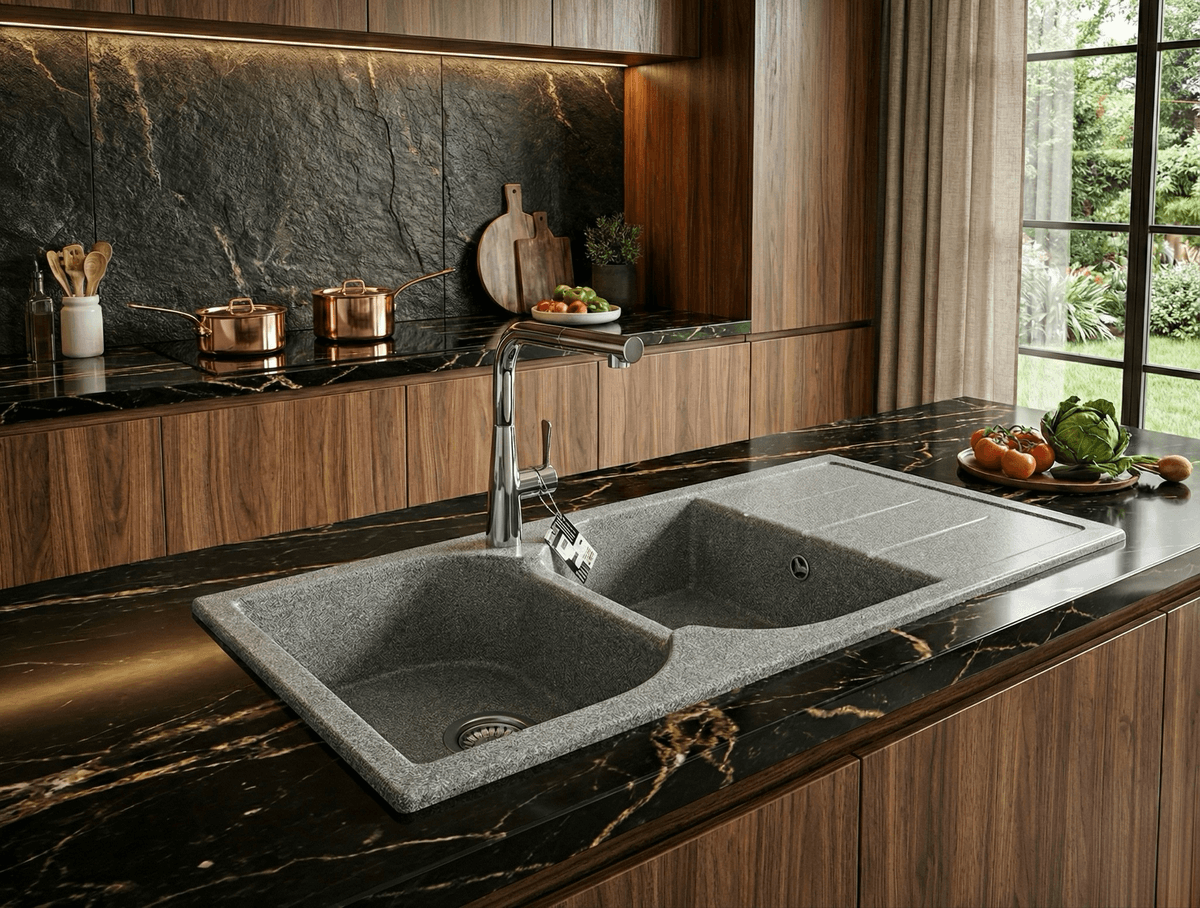 Découvrez nos éviers de cuisine, alliant robustesse et design contemporain. Chaque modèle est choisi pour sa fonctionnalité optimale, tout en apportant une touche d'élégance à votre espace culinaire. Que vous préfériez un évier en inox ou en céramique, vous trouverez chez EKM des solutions adaptées à vos besoins et à votre style. Découvrez nos éviers de cuisine, alliant robustesse et design contemporain. Chaque modèle est choisi pour sa fonctionnalité optimale, tout en apportant une touche d'élégance à votre espace culinaire. Que vous préfériez un évier en inox ou en céramique, vous trouverez chez EKM des solutions adaptées à vos besoins et à votre style.