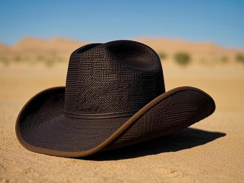 Sombrero de vaquero de paja de rafia Sombrero de vaquero de paja de rafia