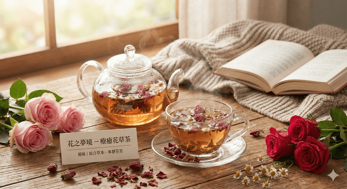 鏡咖啡 花之夢境 - 綜合草本療癒花草茶,適合放鬆與寧靜身心。 鏡咖啡 花之夢境 - 綜合草本療癒花草茶,適合放鬆與寧靜身心。