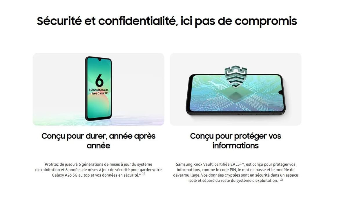 SAMSUNG GALAXY A26 6.7