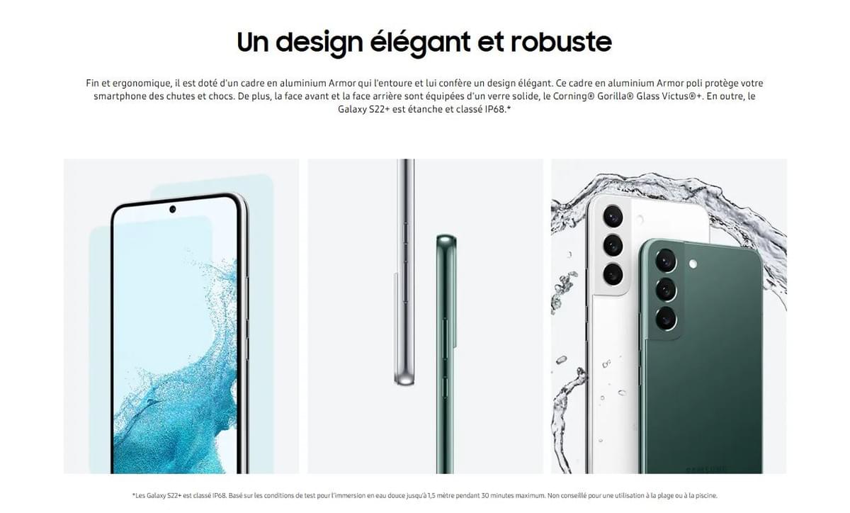 SAMSUNG GALAXY S22+ 6.6