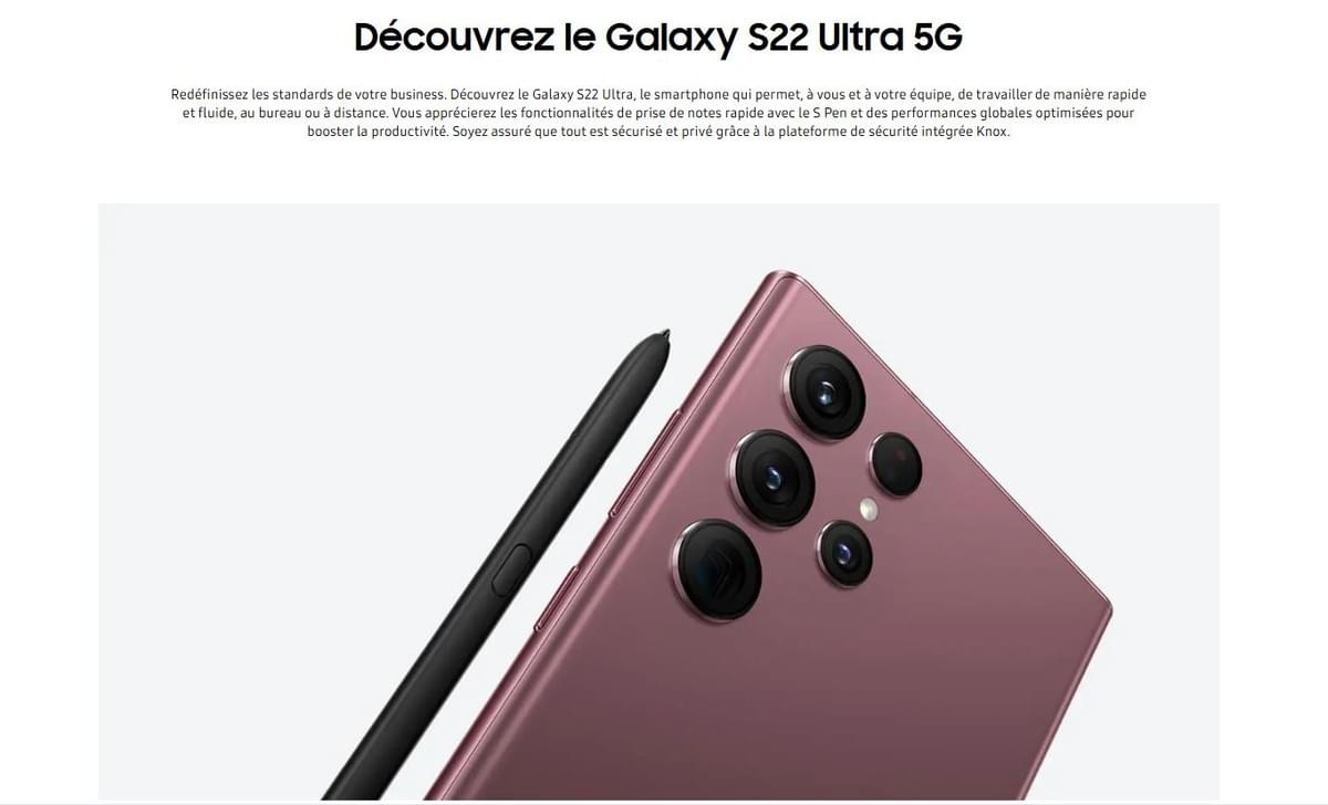 SAMSUNG GALAXY S22 ULTRA 6.8