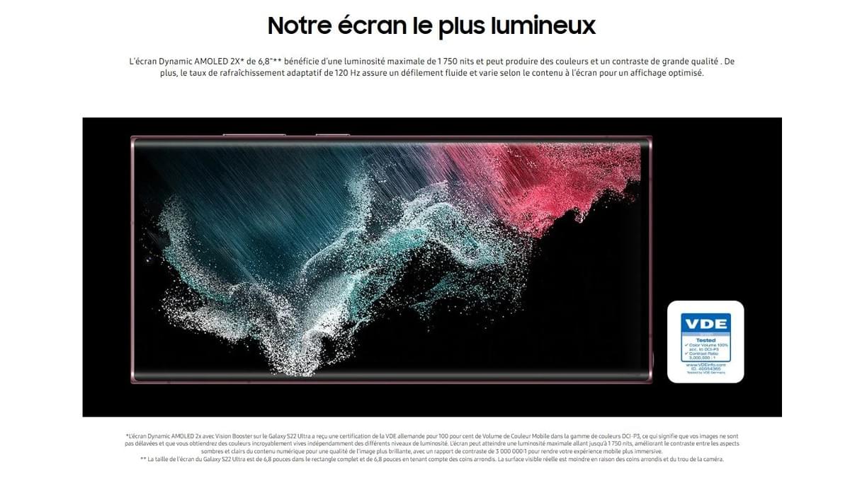 SAMSUNG GALAXY S22 ULTRA 6.8