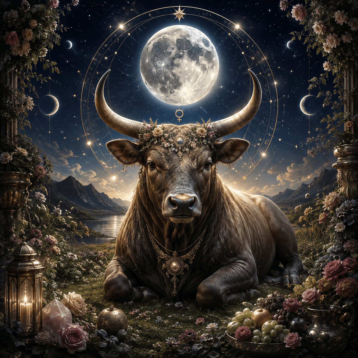 Moon in Taurus imagery Moon in Taurus imagery