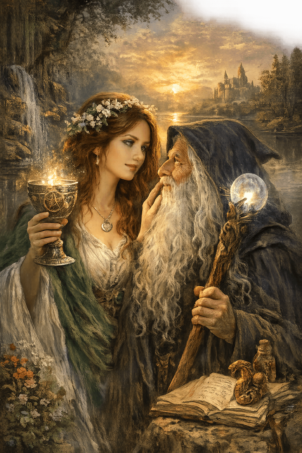 Nimue and Merlin imagery Nimue and Merlin imagery