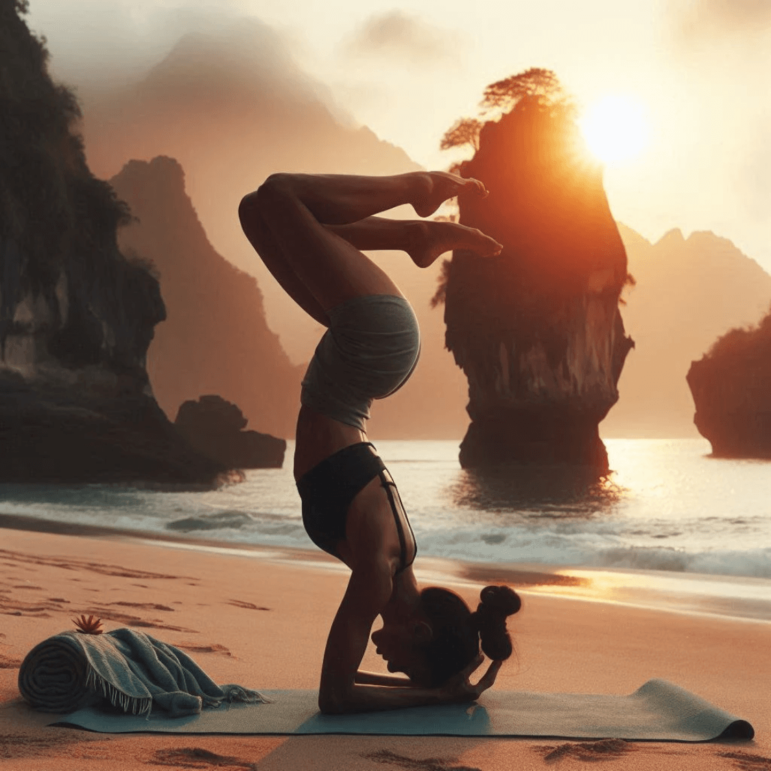 Sirsasana -yoga imagery Sirsasana -yoga imagery