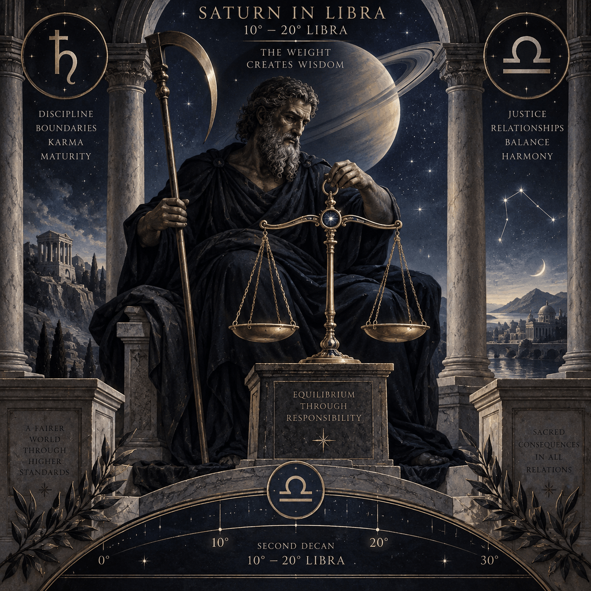 Saturn in Libra, 10°–20° Libra Saturn in Libra, 10°–20° Libra