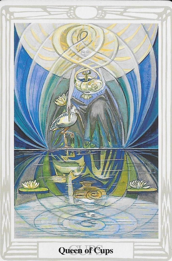 Queen of cups- Thoth Tarot Queen of cups- Thoth Tarot