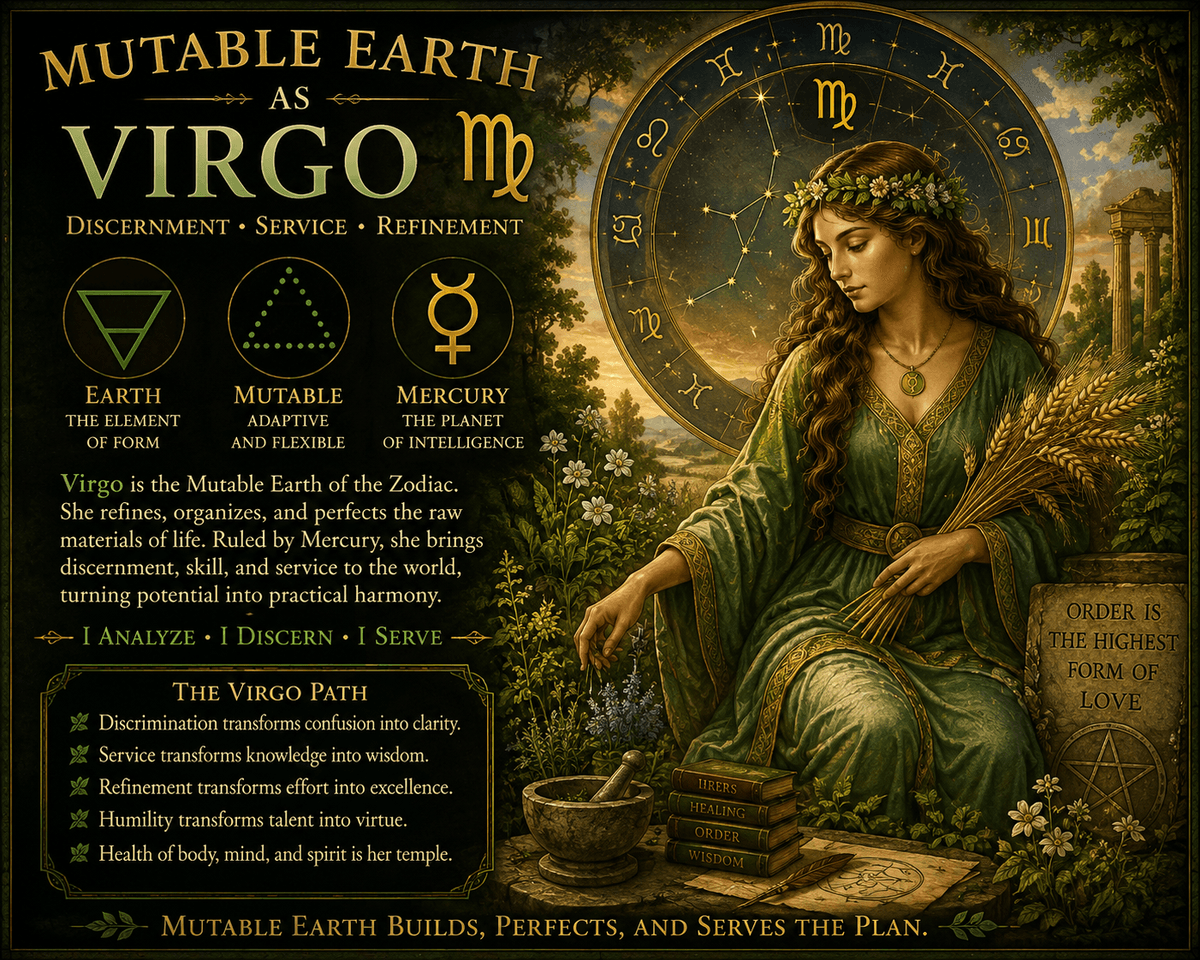 Mutable Earth as Virgo Mutable Earth as Virgo