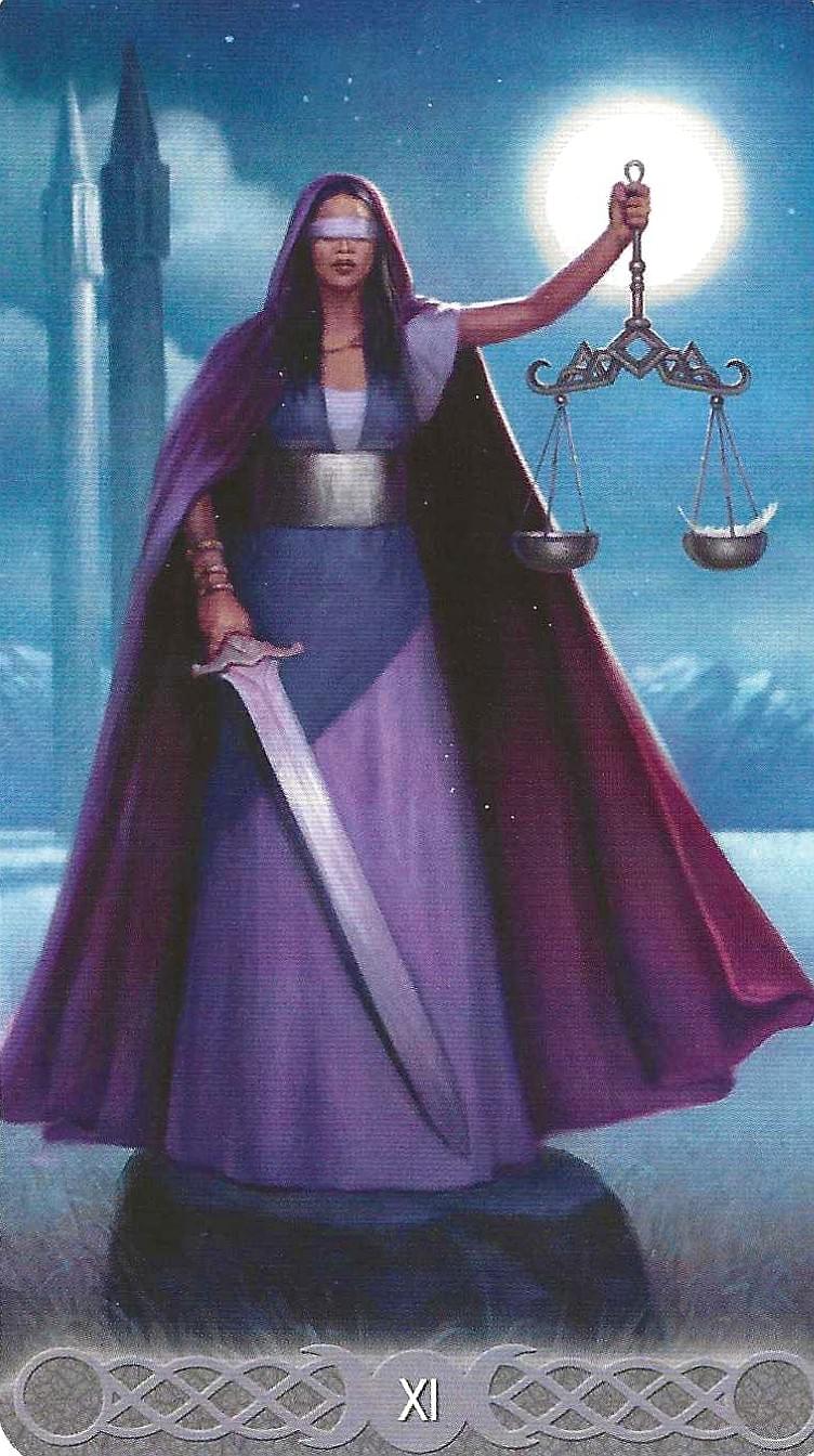 the Arcane Tarot Key 11-justice symbolism the Arcane Tarot Key 11-justice symbolism