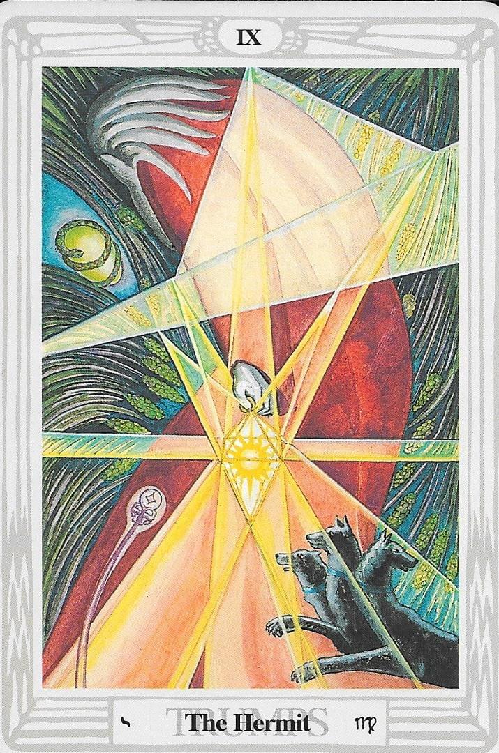 The Hermit-ATU 9-Thoth Tarot The Hermit-ATU 9-Thoth Tarot