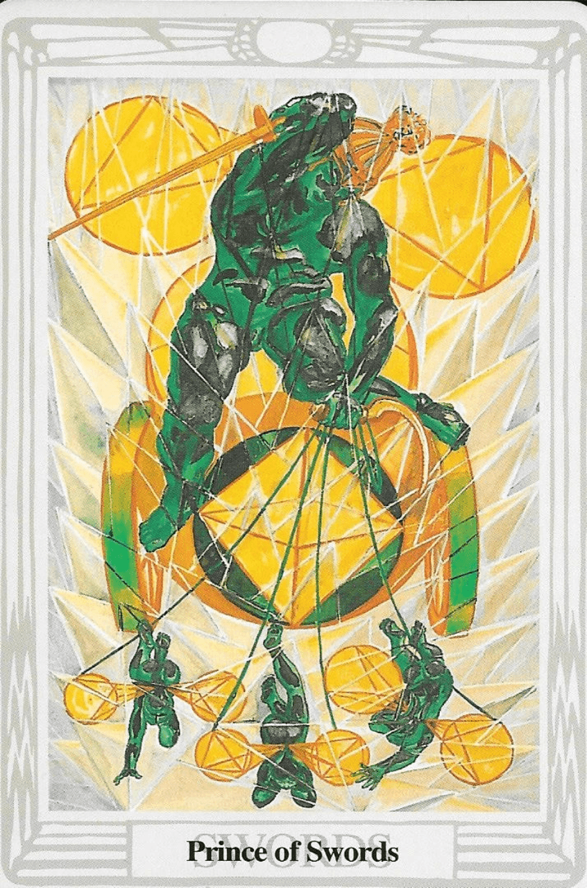 Prince of Swords-Thoth Tarot Prince of Swords-Thoth Tarot