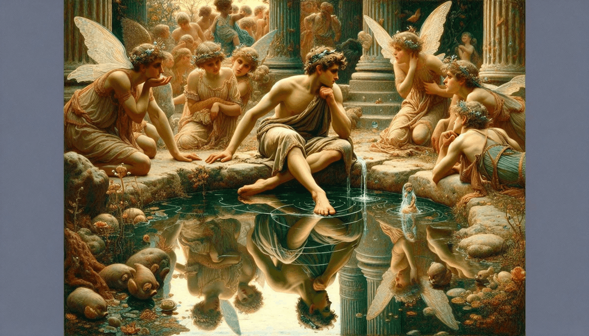 Narcissist and the undines imagery Narcissist and the undines imagery