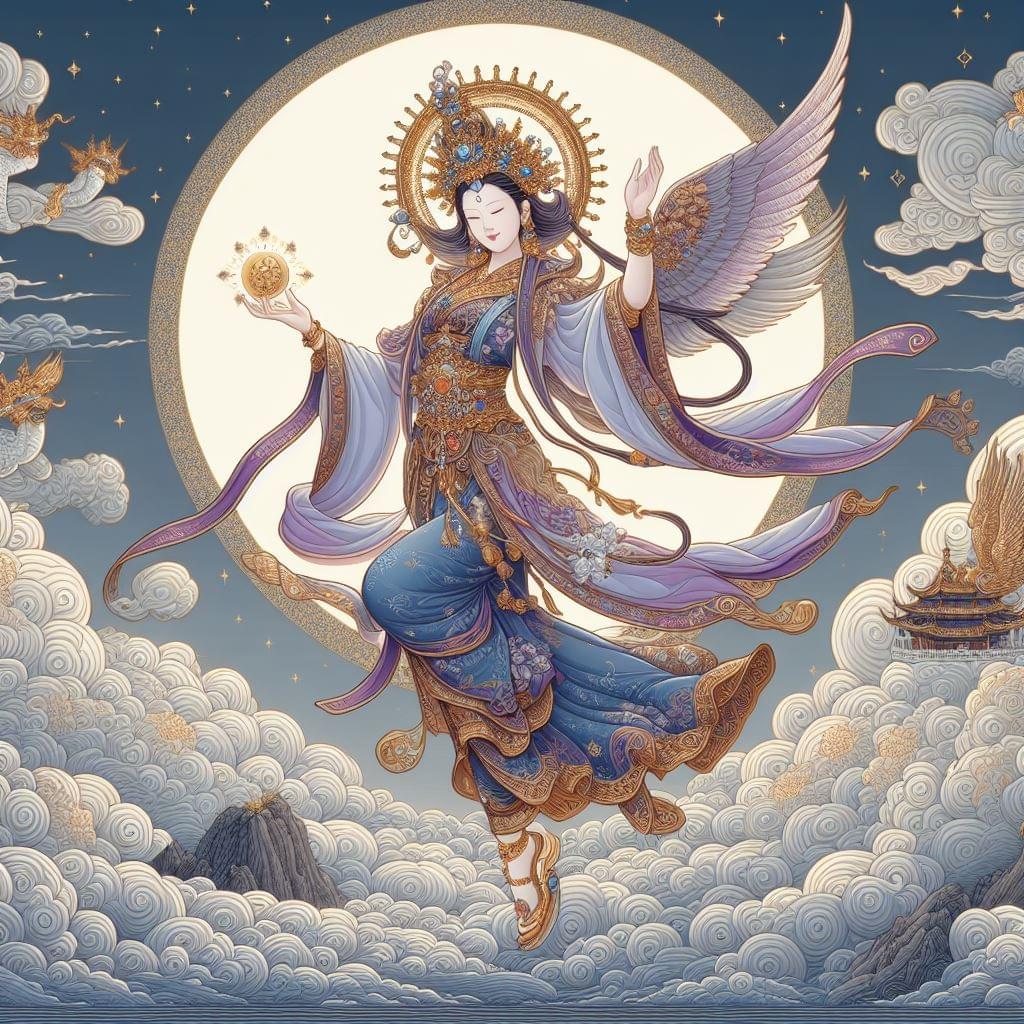 Kunti-Chinese Mother-Goddess of Creation imagery Kunti-Chinese Mother-Goddess of Creation imagery