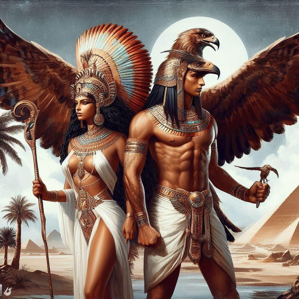 Isis and Horis imagery Isis and Horis imagery