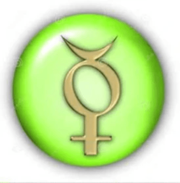 Mercury alchemical symbol Mercury alchemical symbol