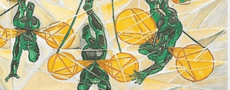 Prince of Swords-Thoth Tarot, fairy imagery Prince of Swords-Thoth Tarot, fairy imagery