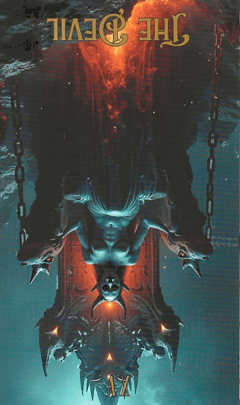 The Devil-Key 15-The Ocean Tarot The Devil-Key 15-The Ocean Tarot