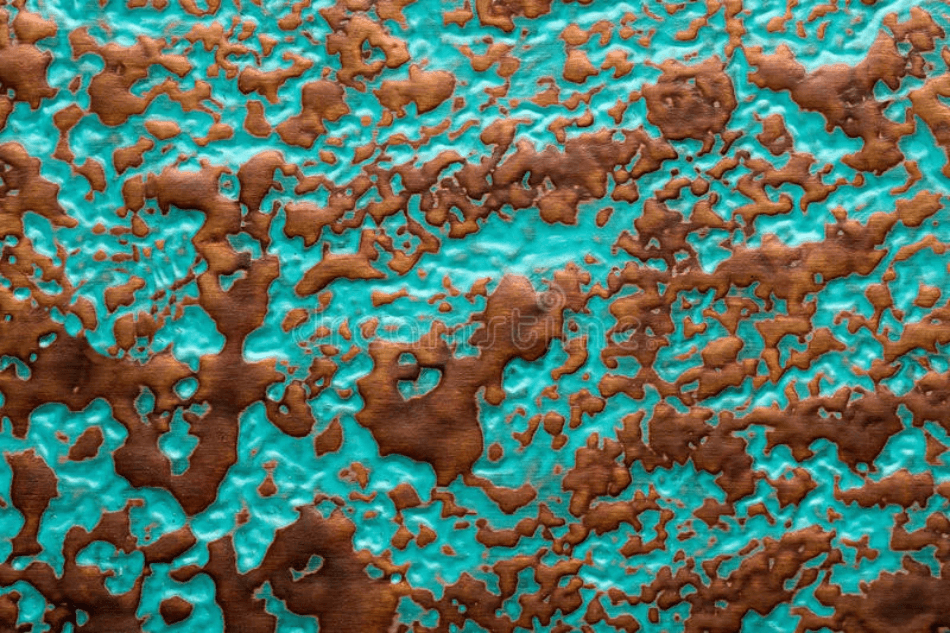 Copper Verdigris imagery Copper Verdigris imagery