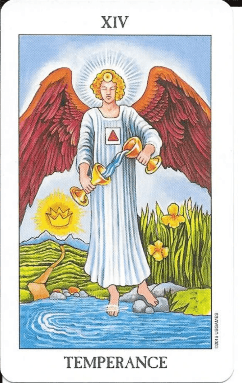 Temperance- key 14- Rider-Waite-Smith Tarot Temperance- key 14- Rider-Waite-Smith Tarot