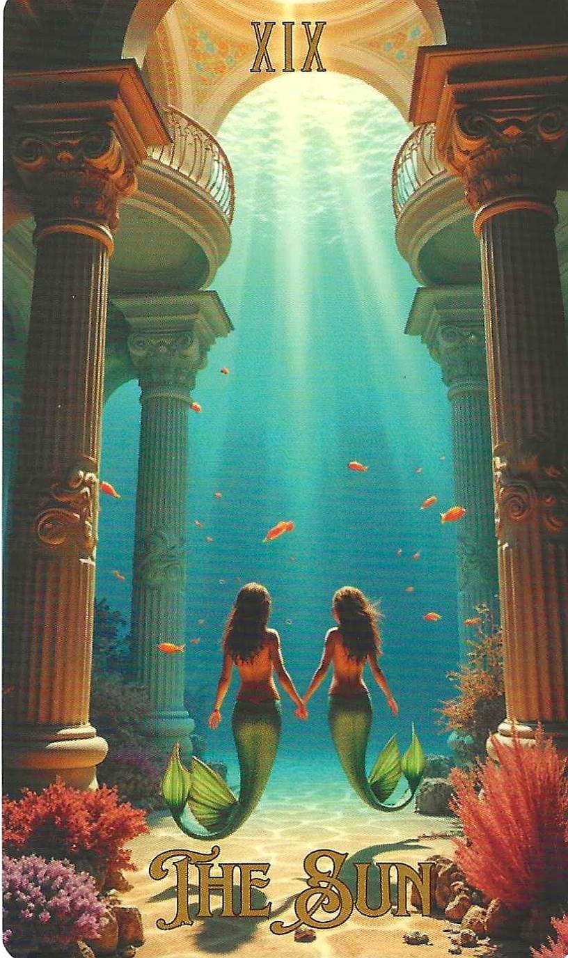 The Ocean Tarot- key 19=The Sun The Ocean Tarot- key 19=The Sun