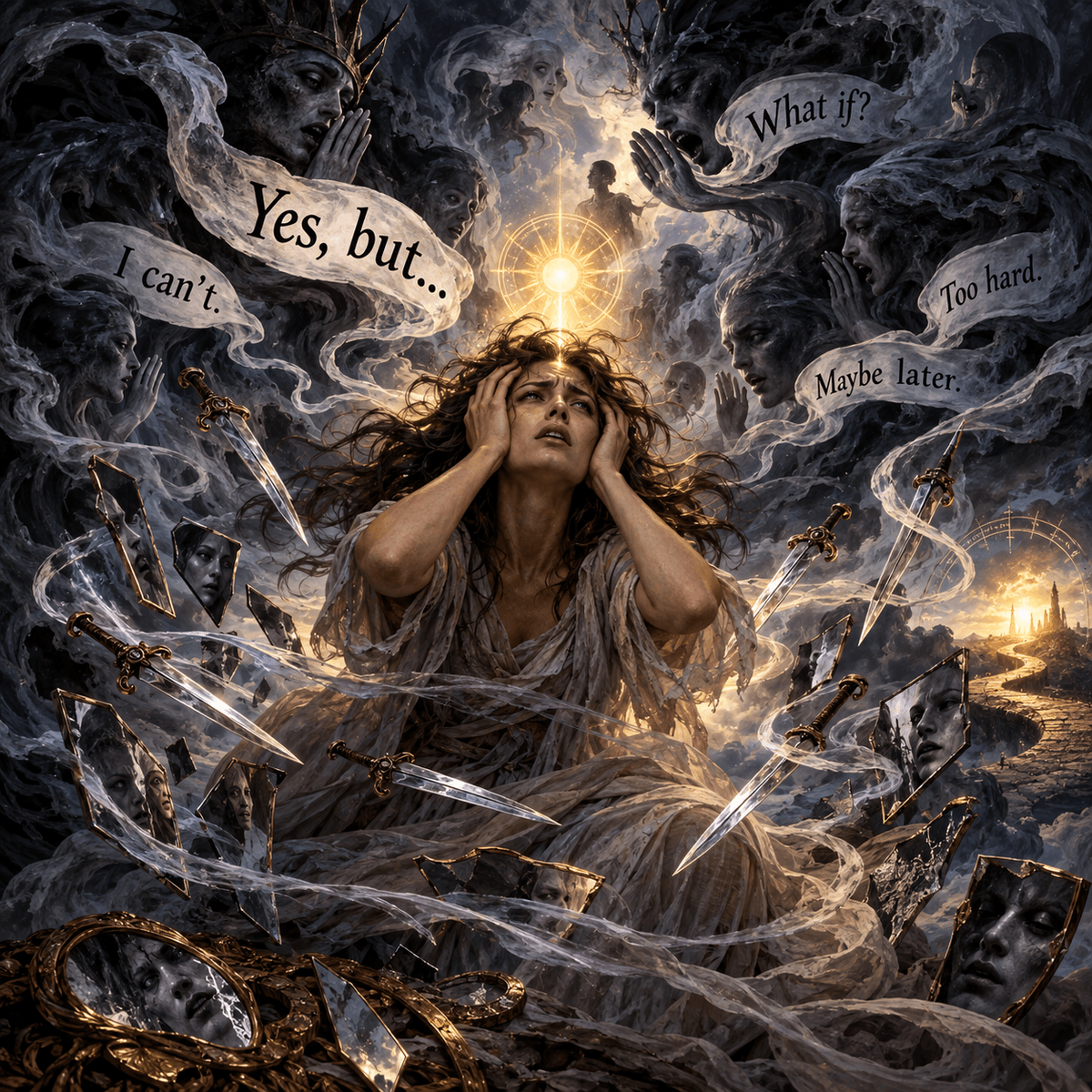 " Yes, but mind" imagery " Yes, but mind" imagery