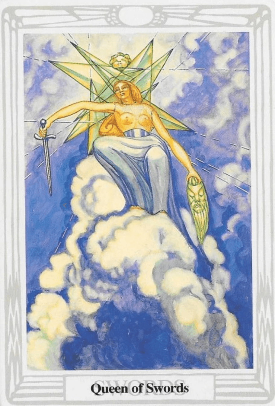 Queen of Swords -Thoth Tarot Queen of Swords -Thoth Tarot