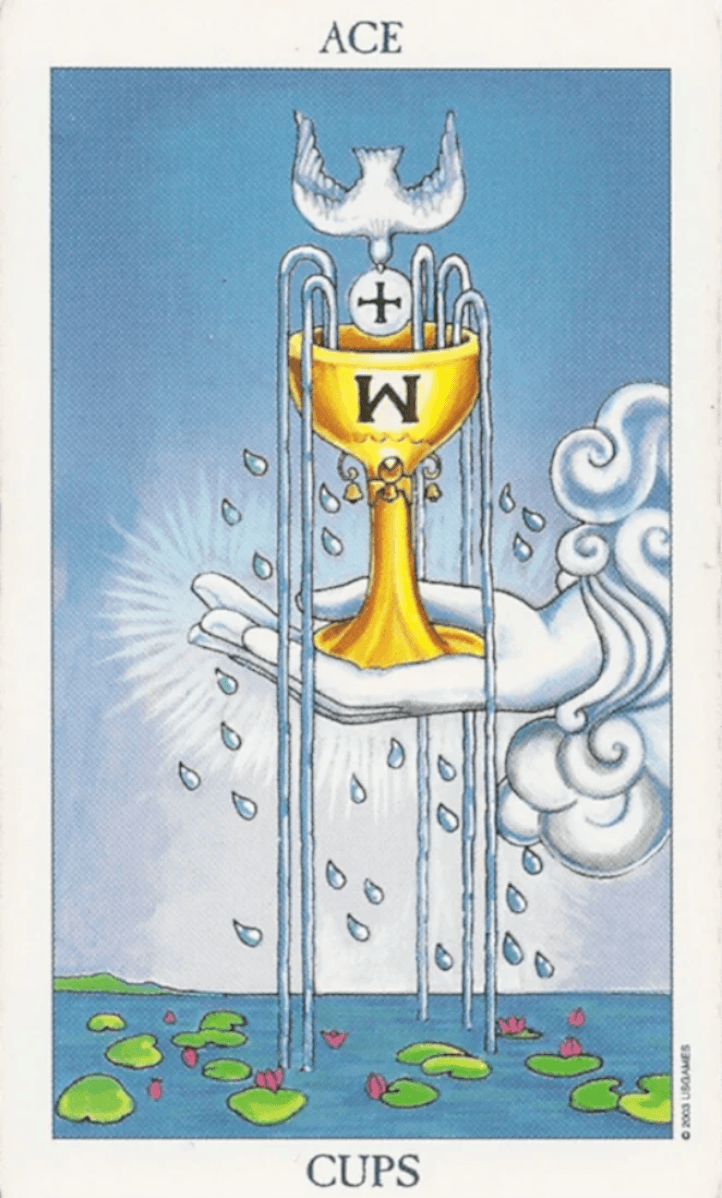 Ace of Cups- RWS Tarot Card Ace of Cups- RWS Tarot Card