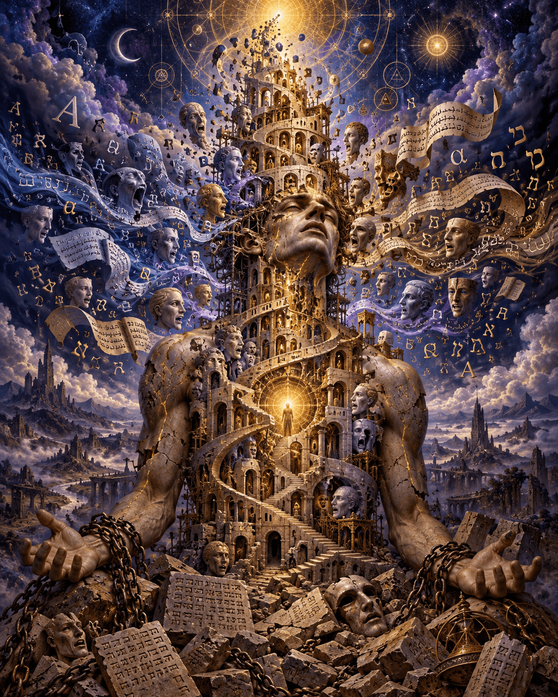 The Tower of Babel within The Tower of Babel within