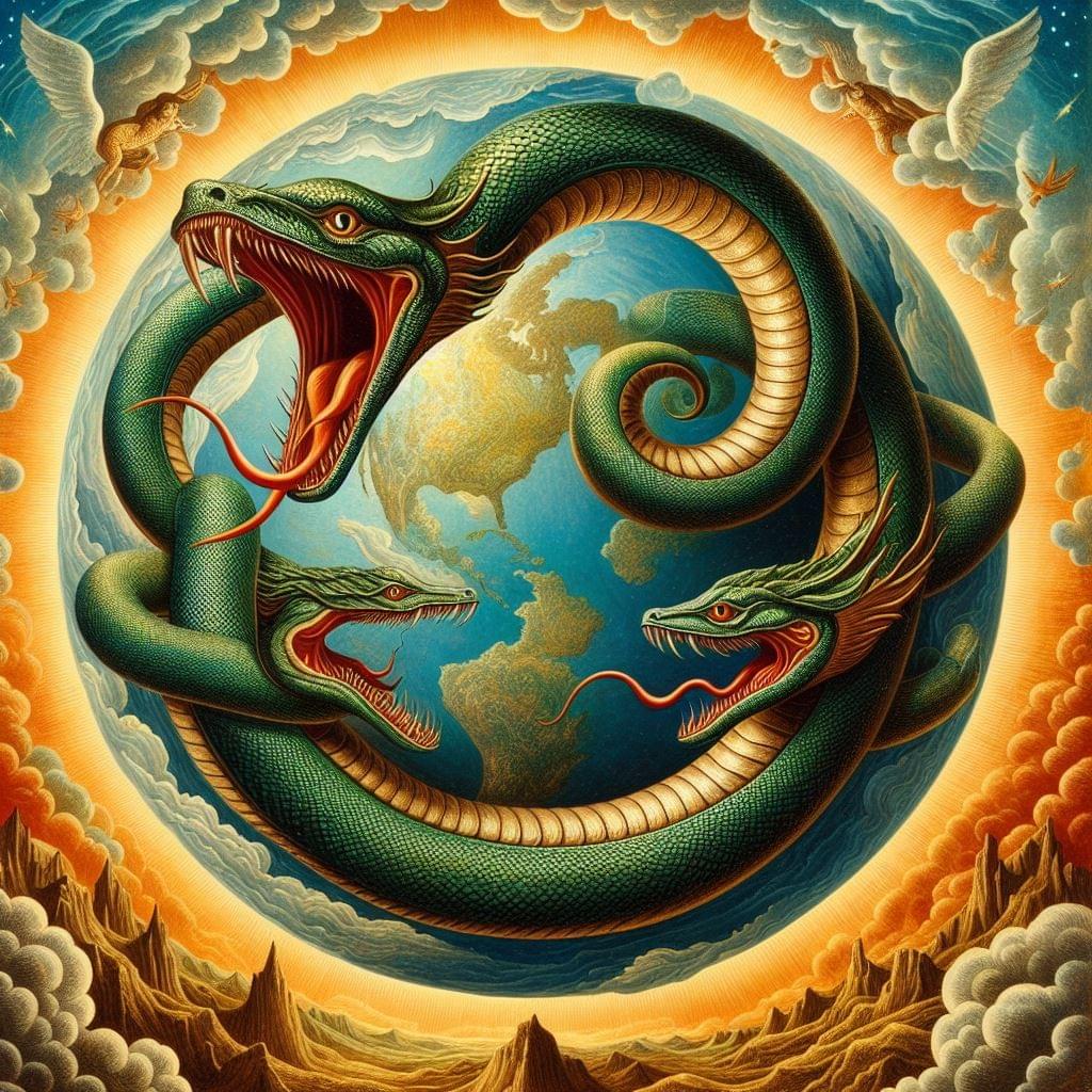 ouroboros- organic material as the serpent that eats its own tail. ouroboros- organic material as the serpent that eats its own tail.