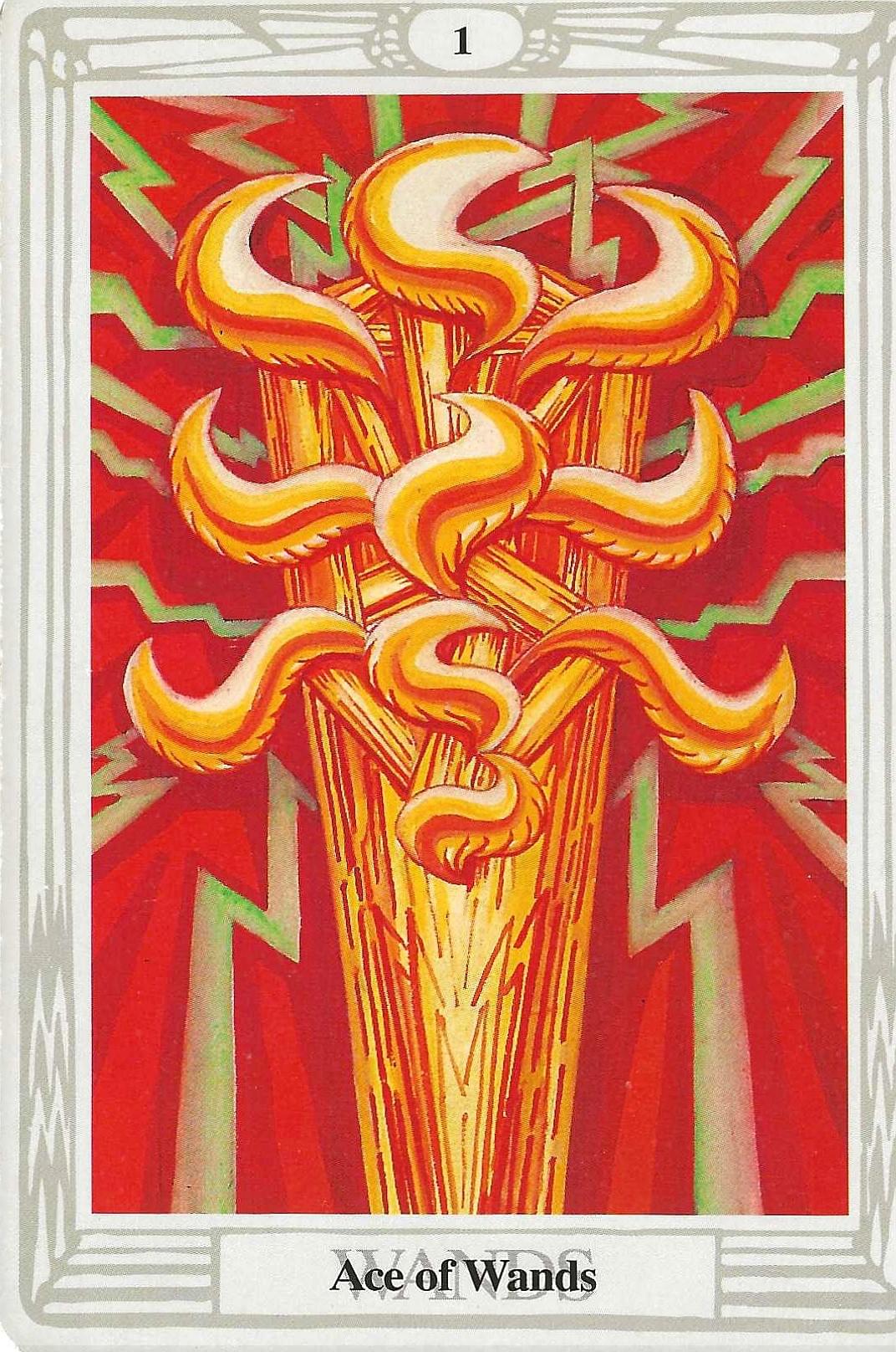 Ace of Wands-Thoth Tarot Ace of Wands-Thoth Tarot