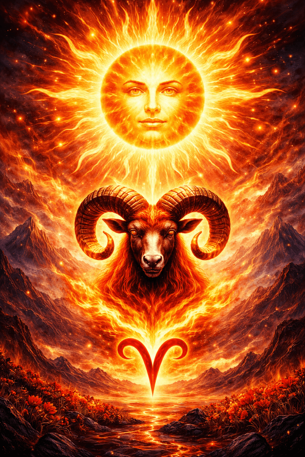 The Sun in Aries imagery The Sun in Aries imagery