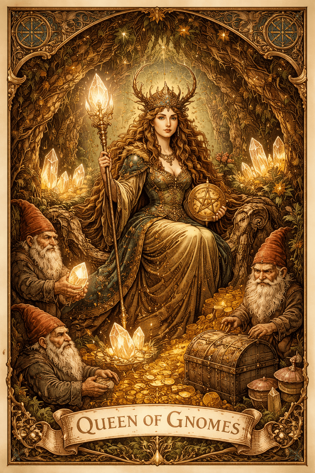 Queen of Gnomes imagery Queen of Gnomes imagery