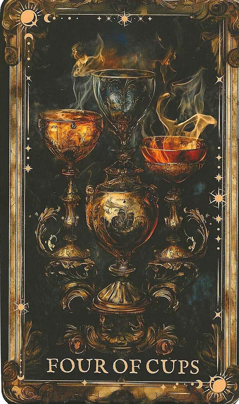 4 of Cups-The Arcane Tarot 4 of Cups-The Arcane Tarot