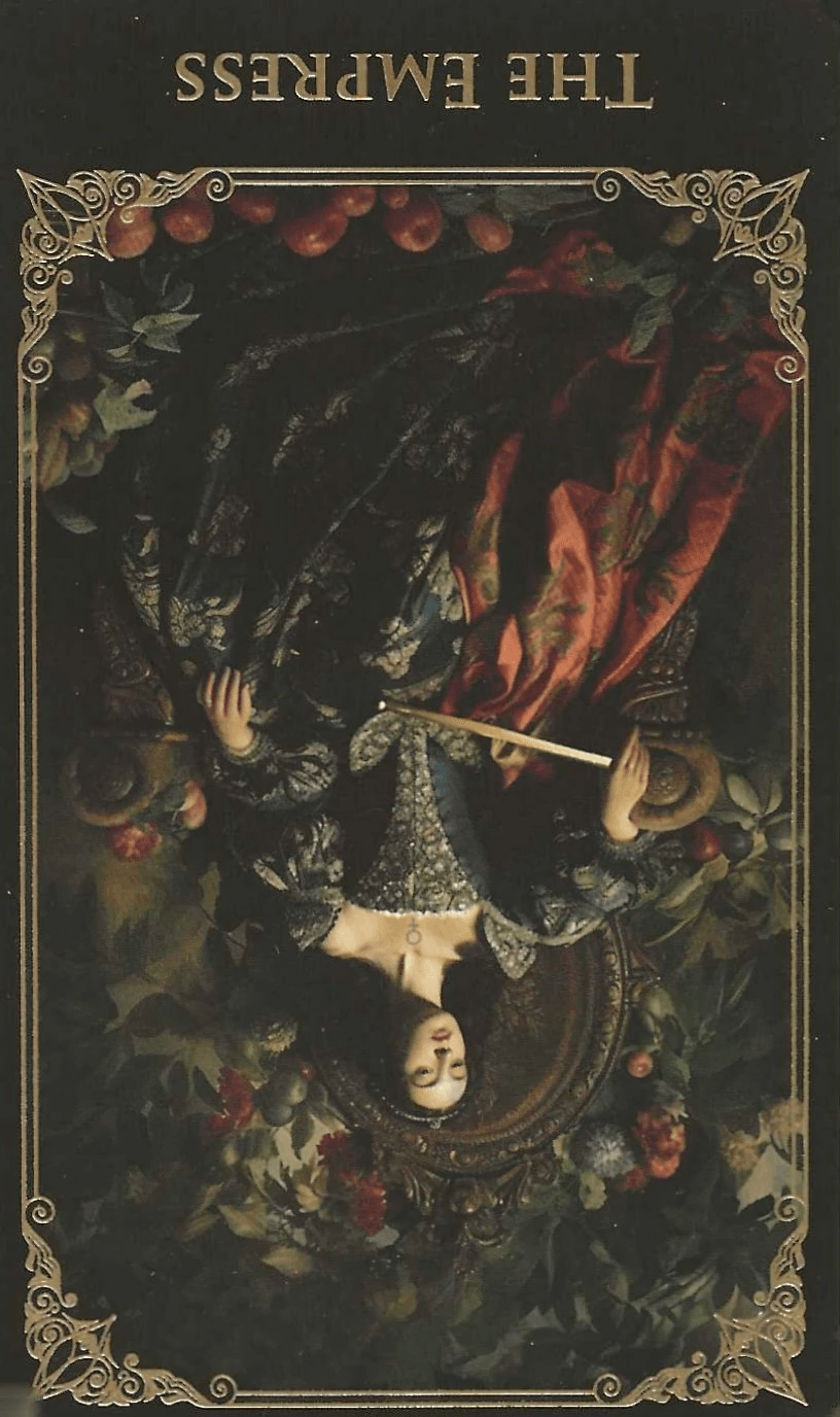 The Empress- Key 3-The Baroque Tarot-reversed The Empress- Key 3-The Baroque Tarot-reversed
