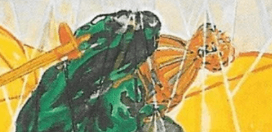 child's head crown of the Prince of Swords child's head crown of the Prince of Swords