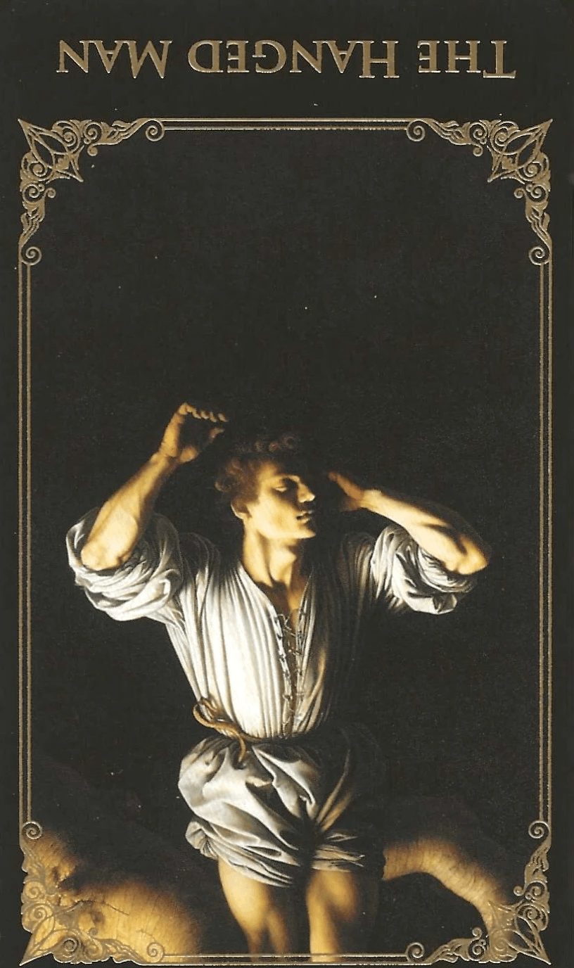 The Hanged man-key 12-The Baroque Tarot-reversed image The Hanged man-key 12-The Baroque Tarot-reversed image