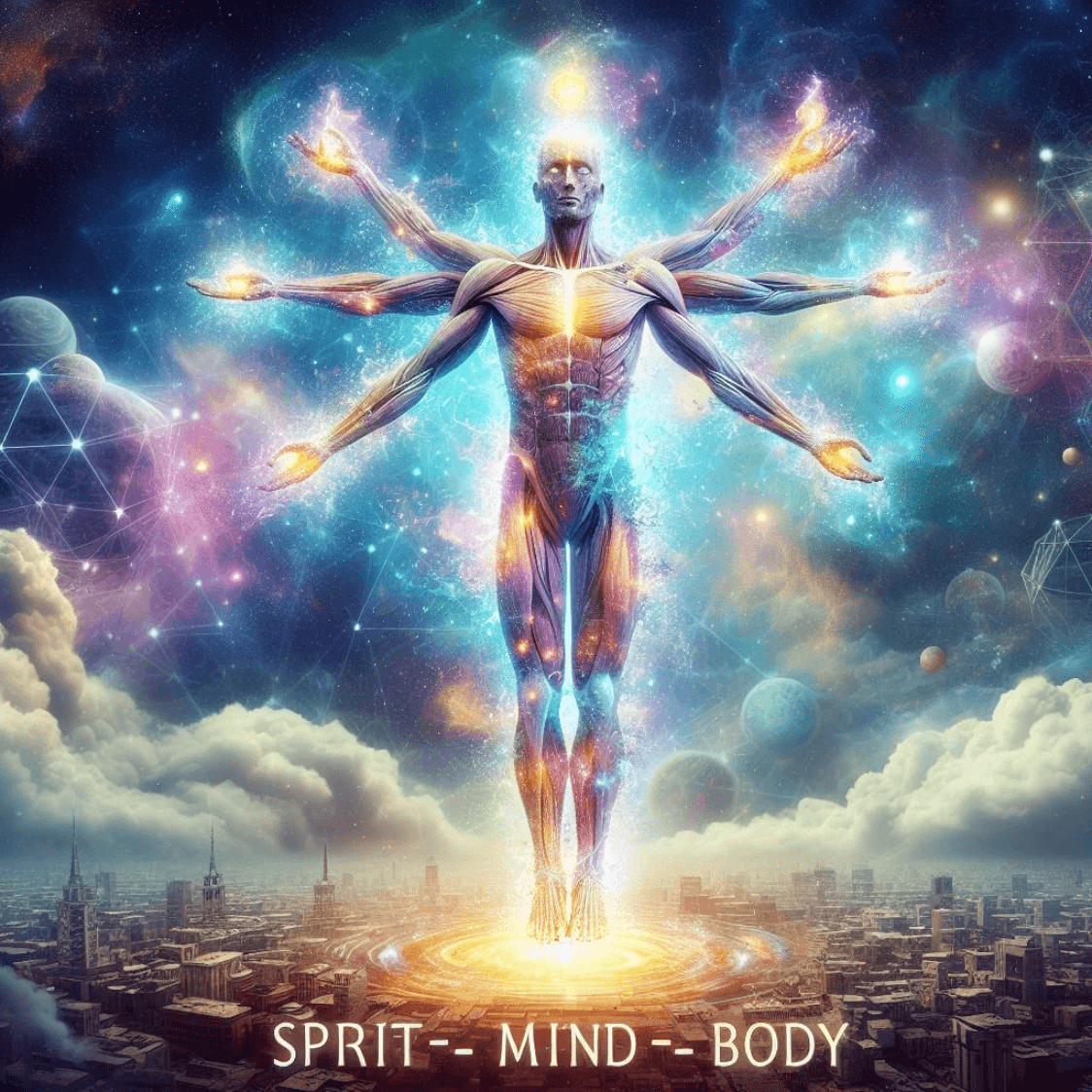 Spirit- Mind-Body imagery of upper and lower Eden synergy. Spirit- Mind-Body imagery of upper and lower Eden synergy.