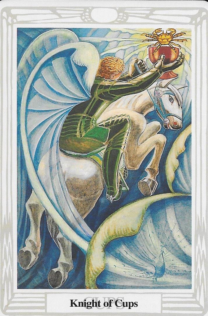 Knight of Cups- Thoth Tarot Knight of Cups- Thoth Tarot