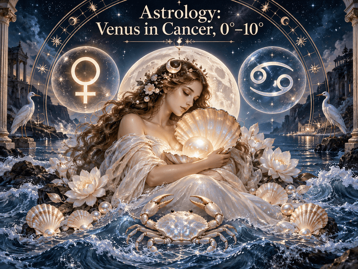 Astrology: Venus in Cancer, 0°–10° Astrology: Venus in Cancer, 0°–10°