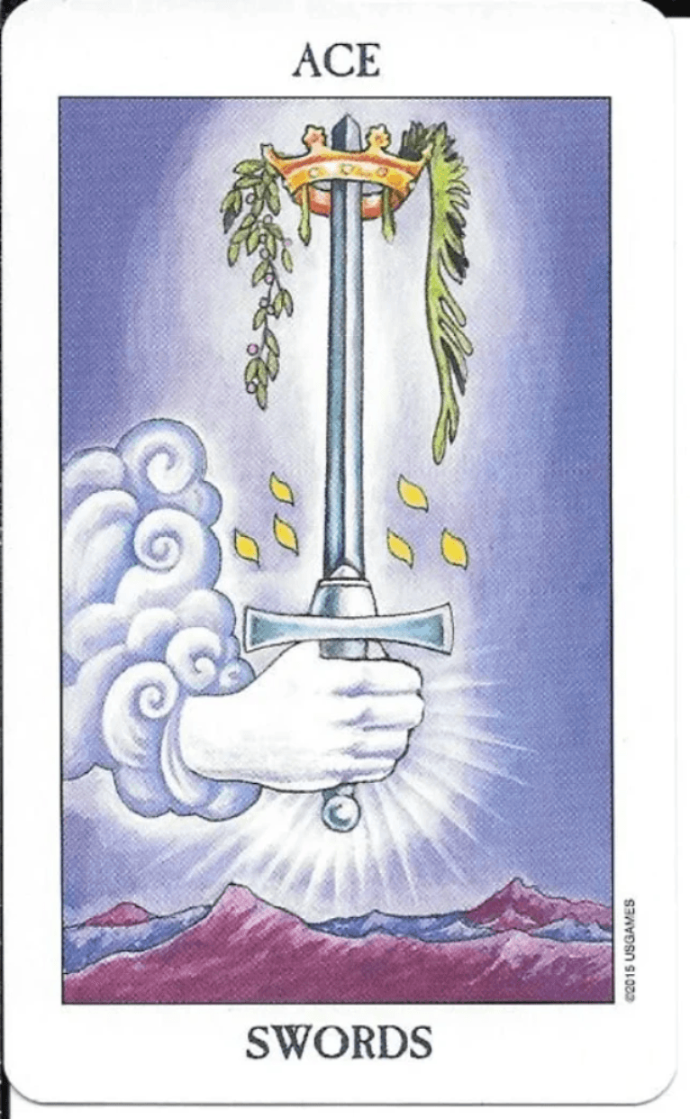 Ace of Swords-The Rider-Waite-Smith Tarot Ace of Swords-The Rider-Waite-Smith Tarot