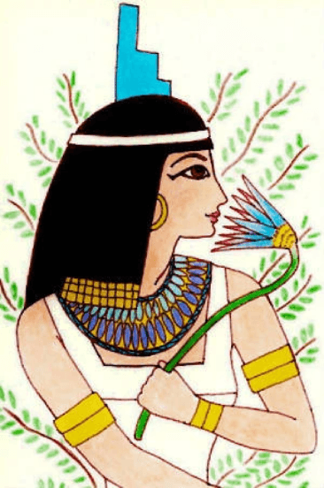 Egyptian imagery of the blue lotus Egyptian imagery of the blue lotus