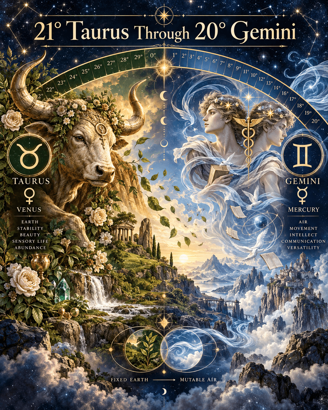 Astrology: 21° Taurus Through 20° Gemini Astrology: 21° Taurus Through 20° Gemini