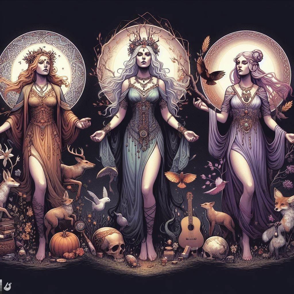 Trinity Goddess imagery Trinity Goddess imagery