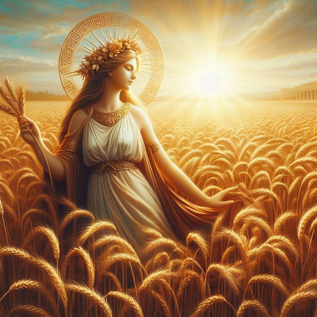 Demeter-Greek mother of harvest Demeter-Greek mother of harvest