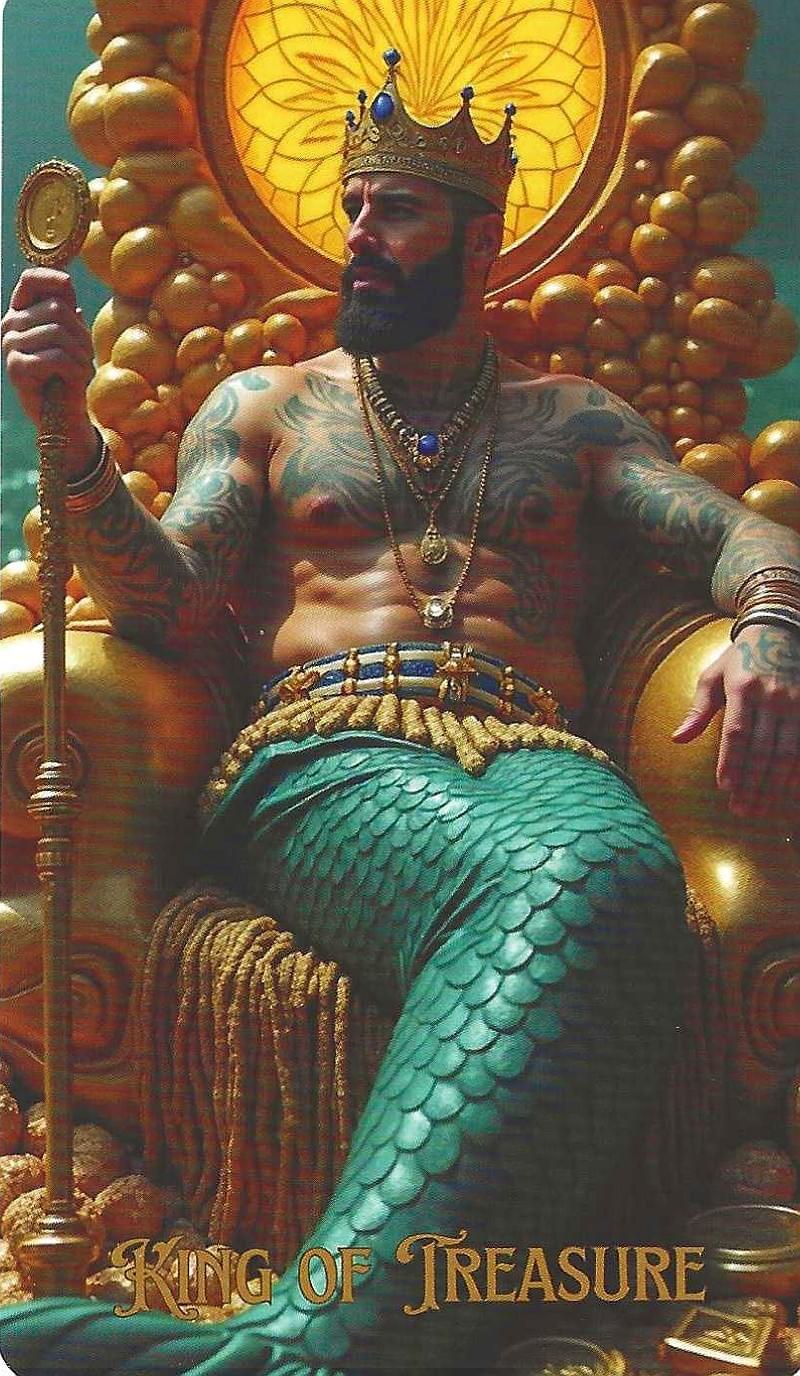 The Ocean Tarot-King of Treasure The Ocean Tarot-King of Treasure