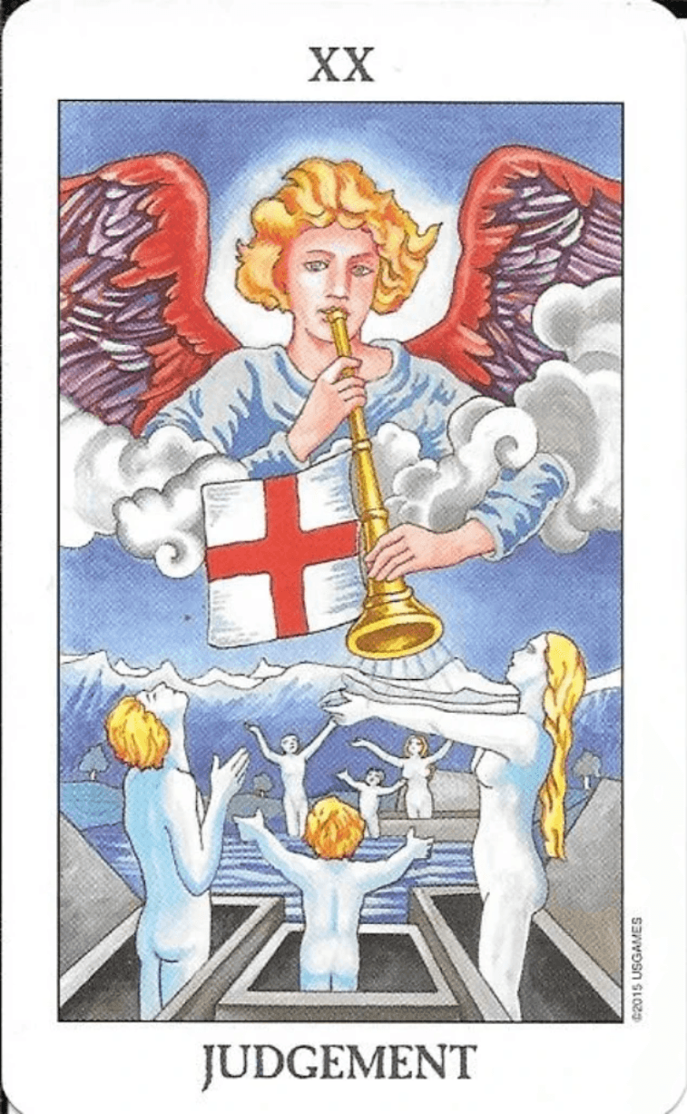 RWS Tarot- key XX- Judgement RWS Tarot- key XX- Judgement